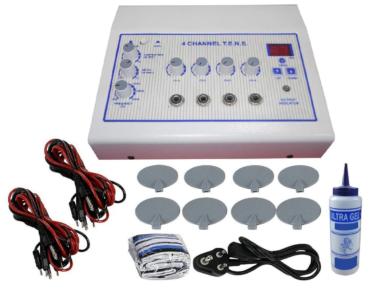 Tens Machine Portable - 4 Channel  Buy Online at best price in India from