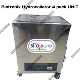 Biotronix Moist Heat Therapy Unit (With 4Pack) Hydrocollator Hot Pack Unit 4 pack Stainless Steel Basic Model ( Outer body 202 grade SS and Tank 202 grade SS ) used in Physiotherapy and Rehabilitation Make In India