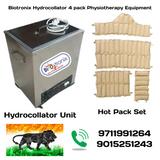 Biotronix Moist Heat Therapy Unit (With 4Pack) Hydrocollator Hot Pack Unit 4 pack Stainless Steel Basic Model ( Outer body 202 grade SS and Tank 202 grade SS ) used in Physiotherapy and Rehabilitation Make In India