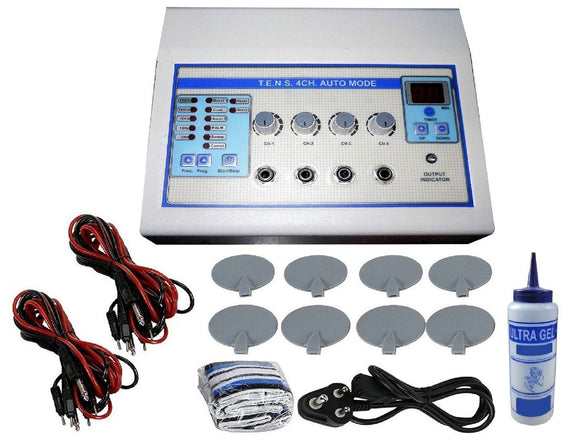4-Channel TENS Therapy Physiotherapy Equipment Unit For Pain