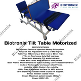 Biotronix Tilt Table Motorized ( Electrical ) Remote Controlled  Basic Model used in Physiotherapy and Rehabilitation Make in India with 3 Year Motor Warranty