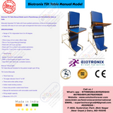 Biotronix Tilt Table Manual Model used in Physiotherapy and Rehabilitation Make in India