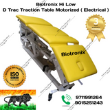 Biotronix D Trac Hi Low Height Adjustable Traction Table Motorized ( Electrical ) Remote Controlled Basic Model Single Function ( Hi Low )  used in Physiotherapy and Rehabilitation Make in India with 3 Year Motor Warranty