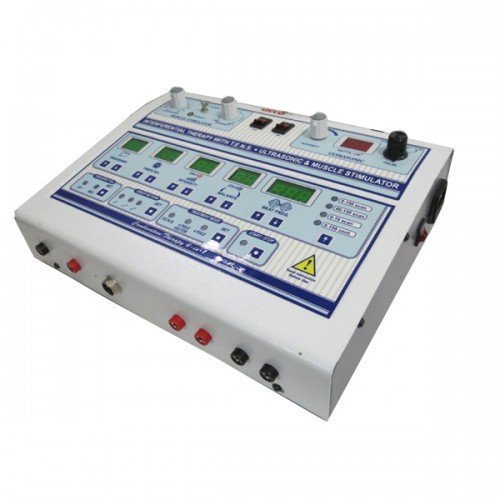 Biotronix Digital Physiotherapy Combo IFT, TENS, MS, US Combination Therapy 4 in one with 2 year Offsite warranty