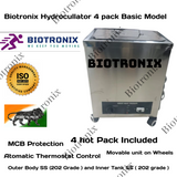 Biotronix Moist Heat Therapy Unit (With 4Pack) Hydrocollator Hot Pack Unit 4 pack Stainless Steel Basic Model ( Outer body 202 grade SS and Tank 202 grade SS ) used in Physiotherapy and Rehabilitation Make In India