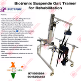 Biotronix Un Weight Mobility Trainer /Partial Body Weight Support System/Suspended Gait Trainer Dual Function Motorized ( Wheel chair to Standing (  Vertical Oscillation) ,Standing to Lifting  ) Deluxe Model ( Without Treadmill  )