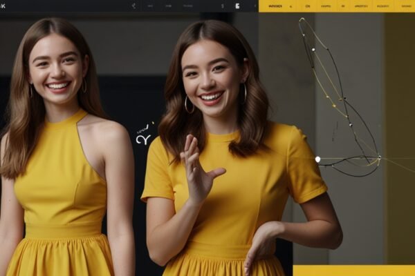 Rock Paper Scissors Yellow Dress